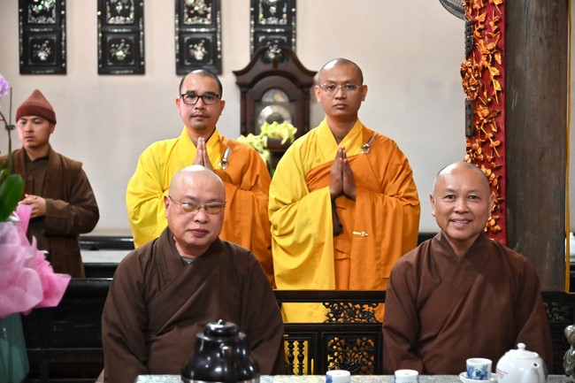 Preaching dharma at Co Tan pagoda and Ha Phu pagoda in the seventh day of propagation trip in the Northern