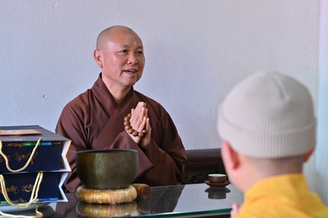 Preaching dharma at Co Tan pagoda and Ha Phu pagoda in the seventh day of propagation trip in the Northern