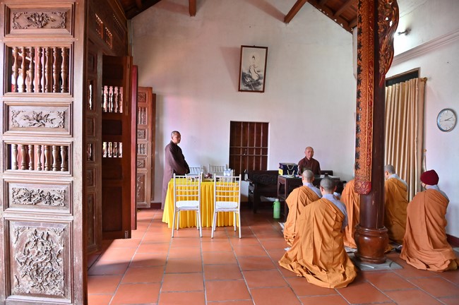 Preaching dharma at Co Tan pagoda and Ha Phu pagoda in the seventh day of propagation trip in the Northern