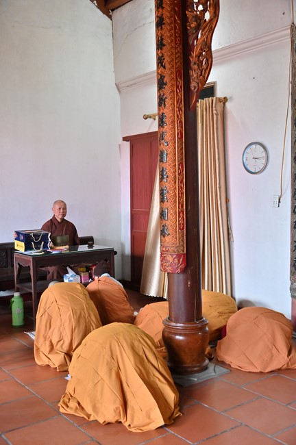 Preaching dharma at Co Tan pagoda and Ha Phu pagoda in the seventh day of propagation trip in the Northern
