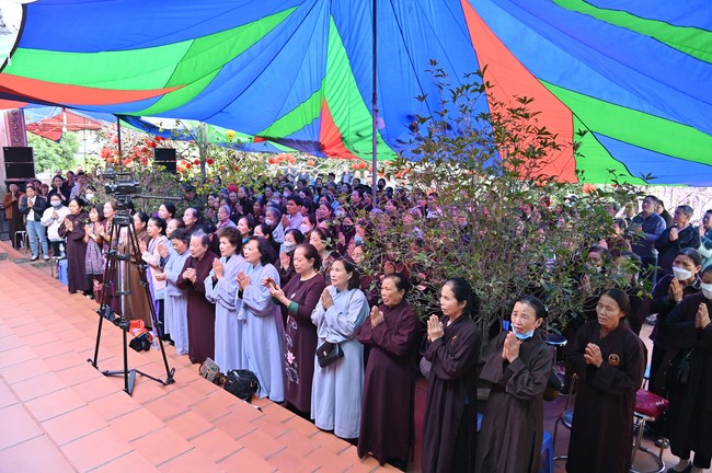 Preaching dharma at Co Tan pagoda and Ha Phu pagoda in the seventh day of propagation trip in the Northern