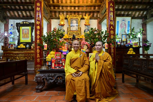 Preaching dharma at Bich Thuong pagoda and TayKhanh pagoda in the eighth day of propagation trip in the Northern