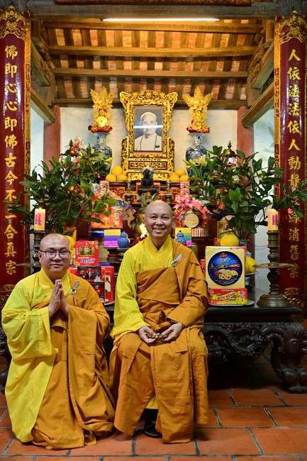 Preaching dharma at Bich Thuong pagoda and TayKhanh pagoda in the eighth day of propagation trip in the Northern