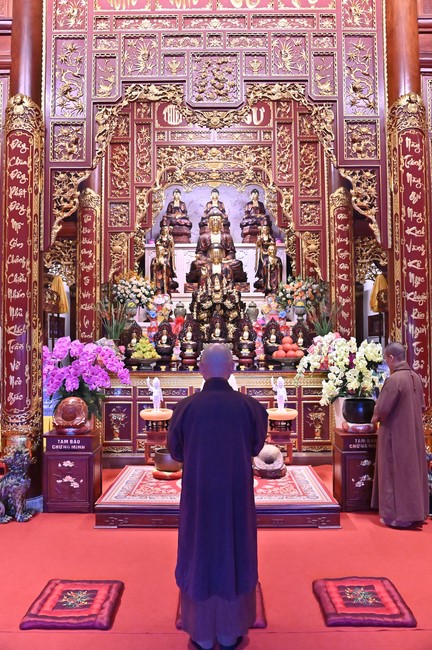Preaching dharma at Bich Thuong pagoda and TayKhanh pagoda in the eighth day of propagation trip in the Northern