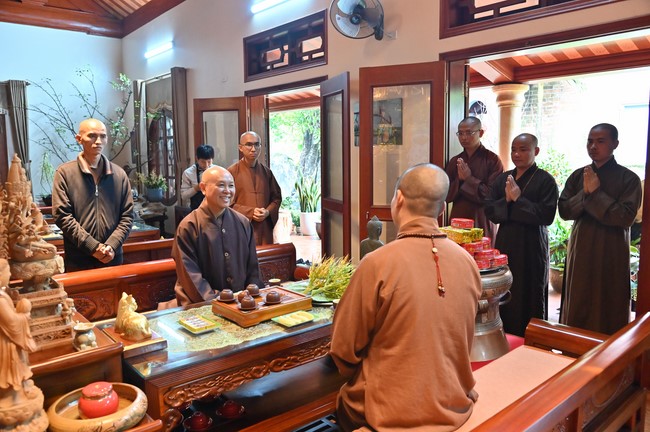 Preaching dharma at Bich Thuong pagoda and TayKhanh pagoda in the eighth day of propagation trip in the Northern