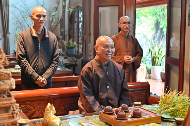 Preaching dharma at Bich Thuong pagoda and TayKhanh pagoda in the eighth day of propagation trip in the Northern