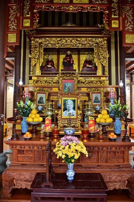 Preaching dharma at Bich Thuong pagoda and TayKhanh pagoda in the eighth day of propagation trip in the Northern