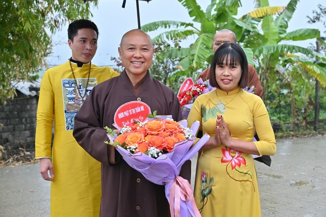 Preaching dharma at Bich Thuong pagoda and TayKhanh pagoda in the eighth day of propagation trip in the Northern