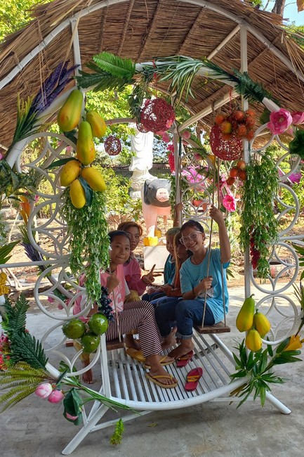 Peace praying ceremony at Hoang Phap Cambodia Temple  in the new year