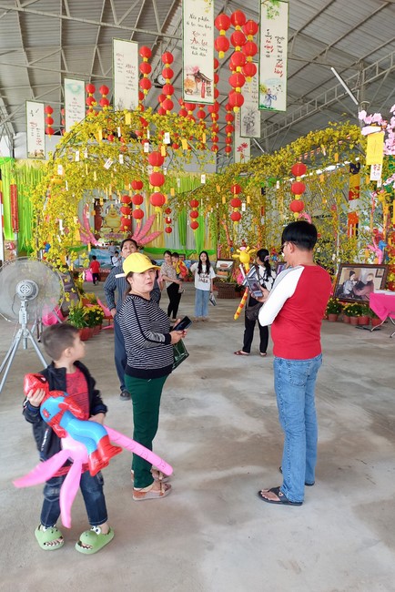 Peace praying ceremony at Hoang Phap Cambodia Temple  in the new year