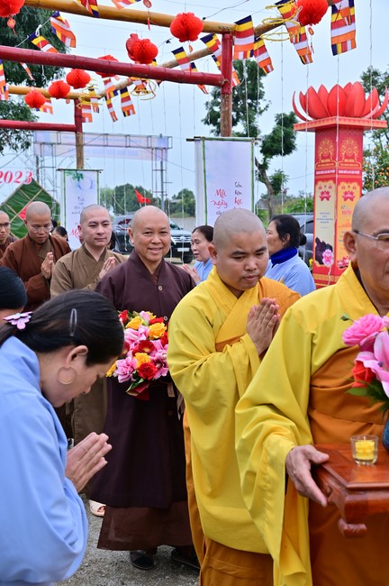 Preaching dharma at Co Am pagoda, Tu Phap pagoda, and Phuc Hai   pagoda in the tenth day of propagation trip in the Northern