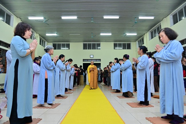 Preaching dharma at Co Am pagoda, Tu Phap pagoda, and Phuc Hai   pagoda in the tenth day of propagation trip in the Northern