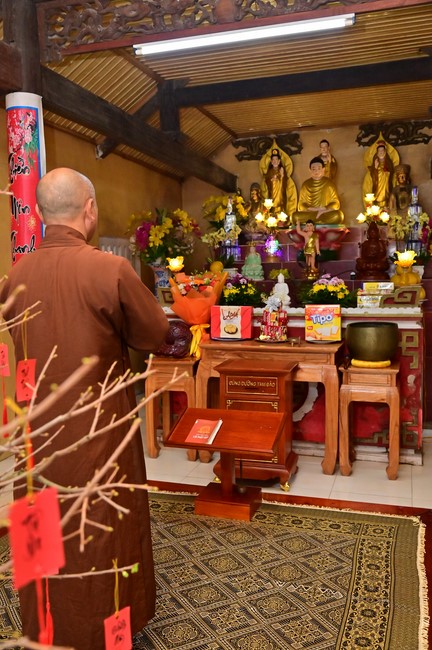 Preaching dharma at Co Am pagoda, Tu Phap pagoda, and Phuc Hai   pagoda in the tenth day of propagation trip in the Northern