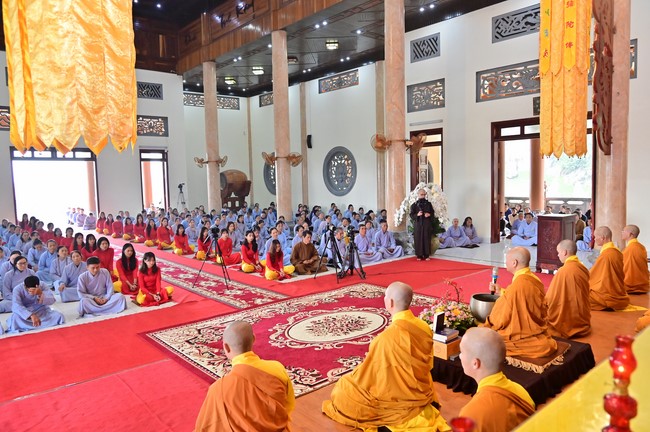 Preaching dharma at Co Am pagoda, Tu Phap pagoda, and Phuc Hai   pagoda in the tenth day of propagation trip in the Northern