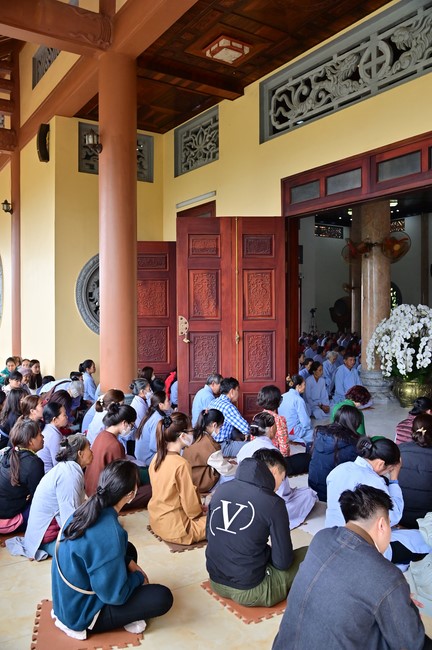 Preaching dharma at Co Am pagoda, Tu Phap pagoda, and Phuc Hai   pagoda in the tenth day of propagation trip in the Northern