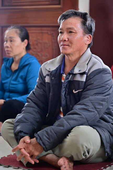 Preaching dharma at Giai Lam pagoda in the eleventh day of propagation trip in the Northern