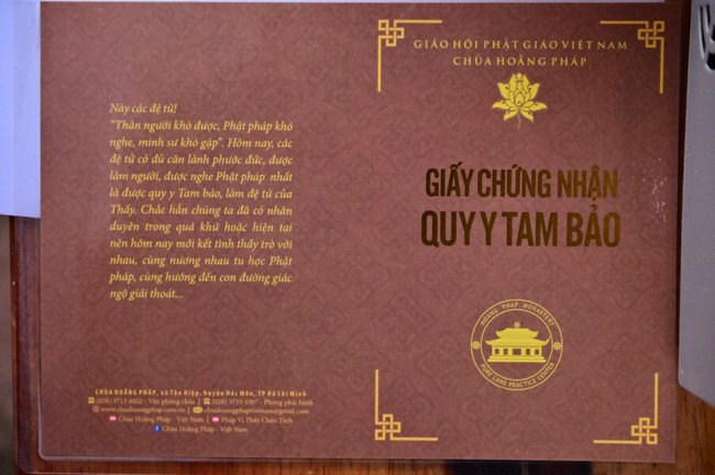 Preaching dharma at Giai Lam pagoda in the eleventh day of propagation trip in the Northern