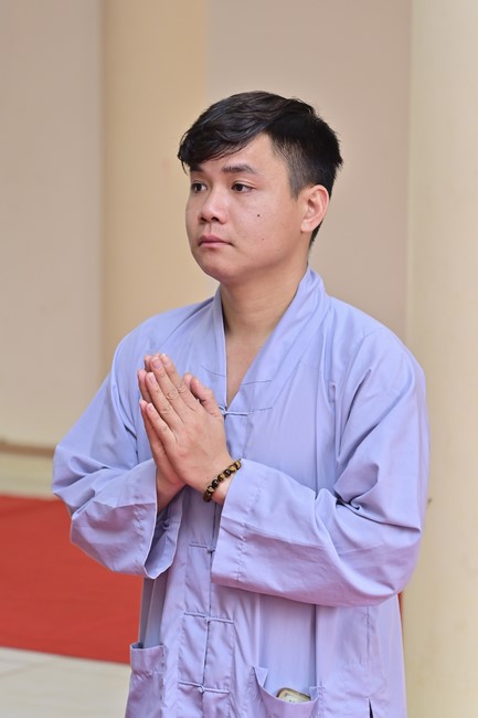 Preaching dharma at Giai Lam pagoda in the eleventh day of propagation trip in the Northern