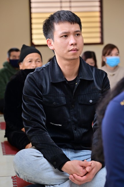 Preaching dharma at Giai Lam pagoda in the eleventh day of propagation trip in the Northern