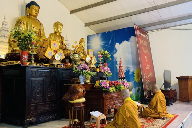 Repentant Ceremony on Feb. 30th, Year of the Cat at Dong Cao pagoda