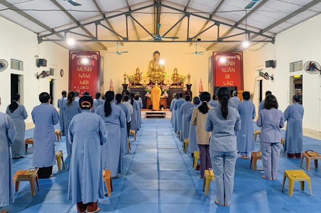 Chùa Đống Cao – Thanh Hóa: Khóa tu một ngày và thiện sự nhân ngày đầu tháng