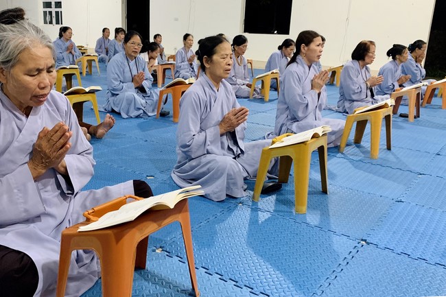 Chùa Đống Cao – Thanh Hóa: Khóa tu một ngày và thiện sự nhân ngày đầu tháng