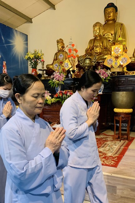 Chùa Đống Cao – Thanh Hóa: Khóa tu một ngày và thiện sự nhân ngày đầu tháng