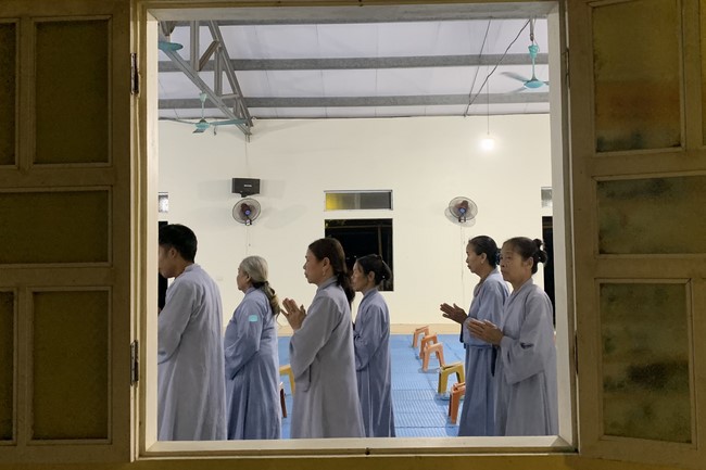 Chùa Đống Cao – Thanh Hóa: Khóa tu một ngày và thiện sự nhân ngày đầu tháng