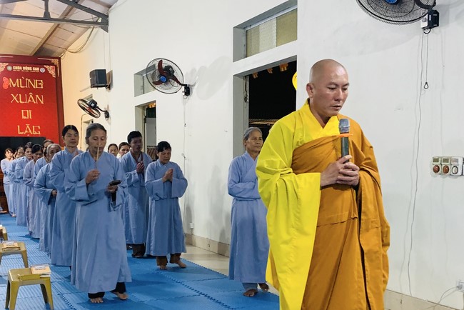 Chùa Đống Cao – Thanh Hóa: Khóa tu một ngày và thiện sự nhân ngày đầu tháng