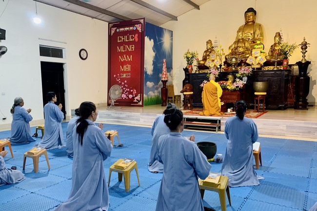 Chùa Đống Cao – Thanh Hóa: Khóa tu một ngày và thiện sự nhân ngày đầu tháng