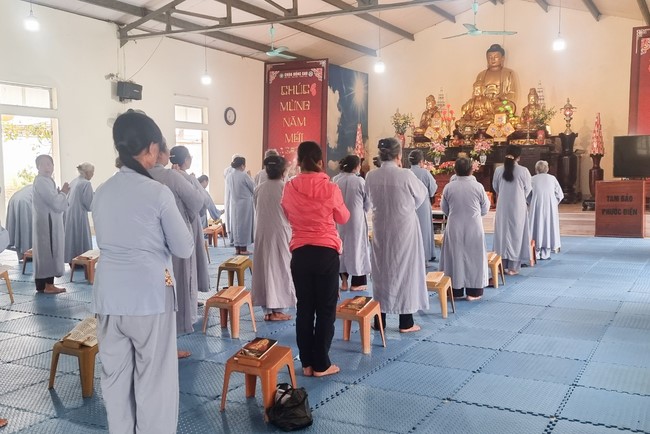 Chùa Đống Cao – Thanh Hóa: Khóa tu một ngày và thiện sự nhân ngày đầu tháng