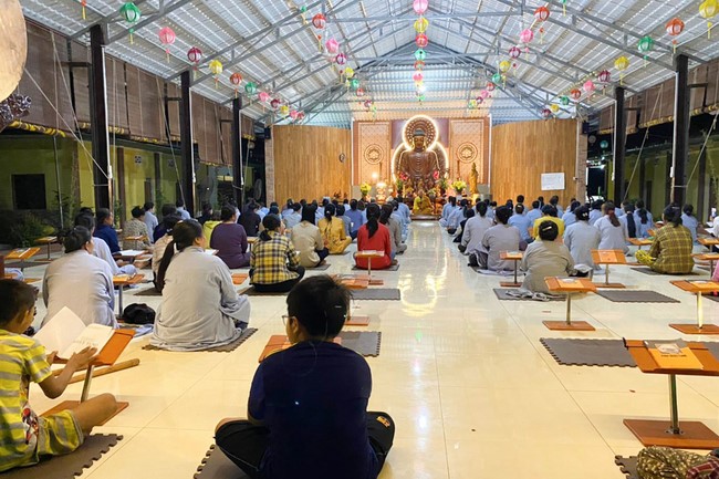 Repentant ceremony on Feb. 14th, Year of the Cat at Suoi Phap Pagoda