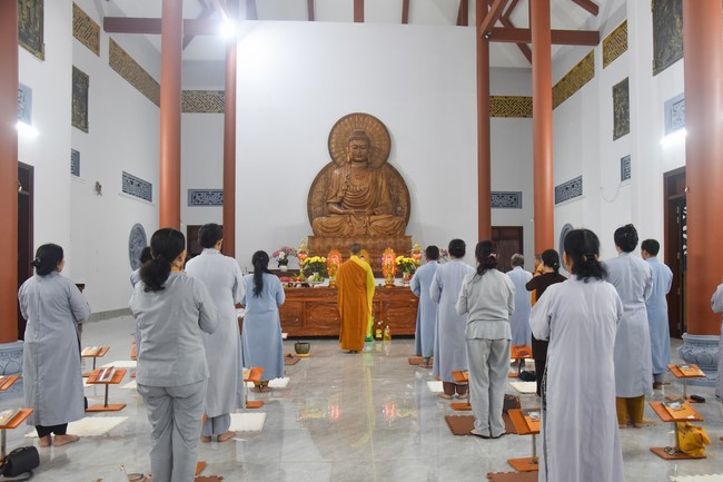 Welcome the delegation of Nhat Phap Pagoda & Three-Jewel refuge ceremony at Dang Phap Pagoda, Binh Phuoc