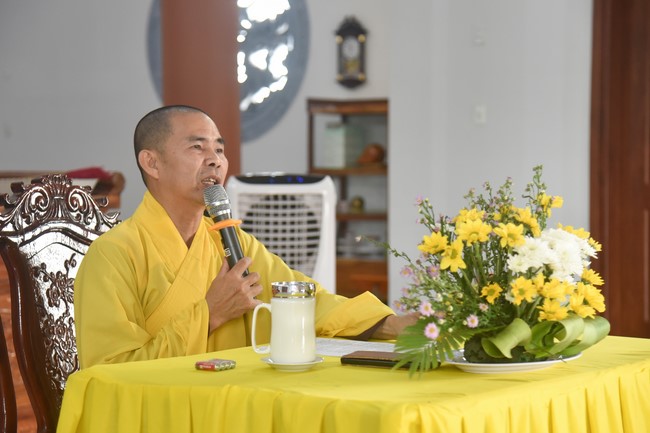 Welcome the delegation of Nhat Phap Pagoda & Three-Jewel refuge ceremony at Dang Phap Pagoda, Binh Phuoc