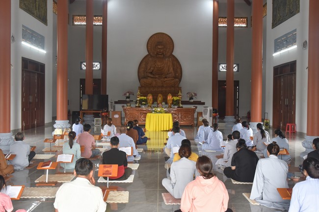 Welcome the delegation of Nhat Phap Pagoda & Three-Jewel refuge ceremony at Dang Phap Pagoda, Binh Phuoc