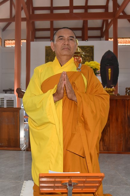 Welcome the delegation of Nhat Phap Pagoda & Three-Jewel refuge ceremony at Dang Phap Pagoda, Binh Phuoc