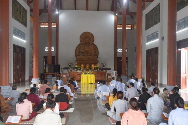Welcome the delegation of Nhat Phap Pagoda & Three-Jewel refuge ceremony at Dang Phap Pagoda, Binh Phuoc