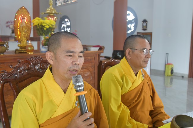 Welcome the delegation of Nhat Phap Pagoda & Three-Jewel refuge ceremony at Dang Phap Pagoda, Binh Phuoc