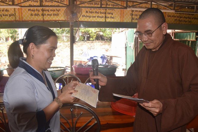 Welcome the delegation of Nhat Phap Pagoda & Three-Jewel refuge ceremony at Dang Phap Pagoda, Binh Phuoc