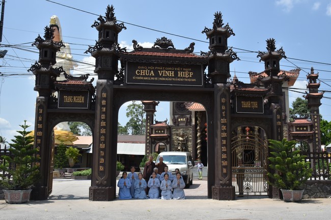 Dự lễ Hằng Thuận chùa Vĩnh Hiệp - Hậu Giang