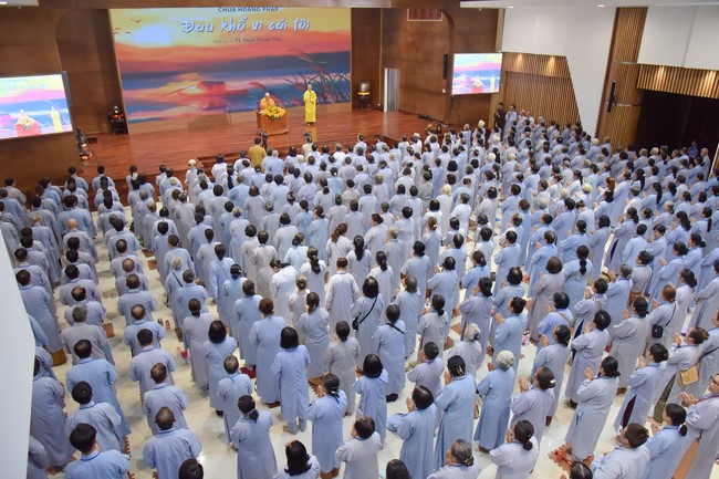 Dharma Talk Because of the Ego that suffers in the 99th Seven-Day Retreat