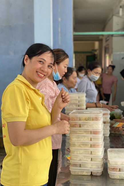 One-Day Retreat, and charity in the 1st day of lunar moon at Dong Cao Pagoda, Thanh Hoa