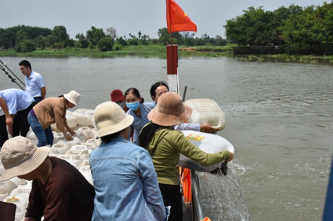 The Rite of Releasing creatures, Praying for Peace of  Toan Phat Company Limited at Ba Lua port in Cu Chi.