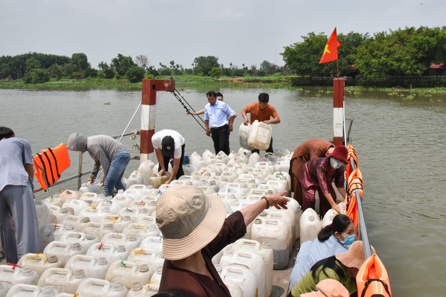 The Rite of Releasing creatures, Praying for Peace of  Toan Phat Company Limited at Ba Lua port in Cu Chi.
