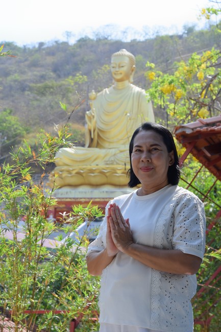 Visiting and exchanging Buddhist culture at Hoang Phap pagoda of Doctors of Buddhist Studies Thailand - India