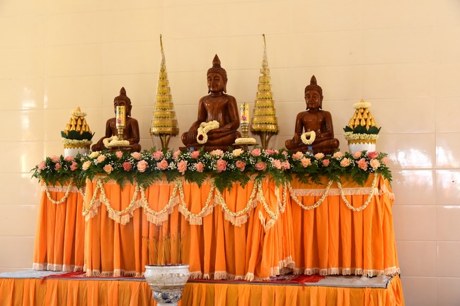 Inauguration ceremony of dining- room and offerings at Khmer Theravada Academy