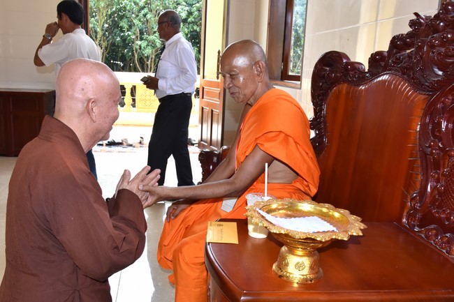 Inauguration ceremony of dining- room and offerings at Khmer Theravada Academy