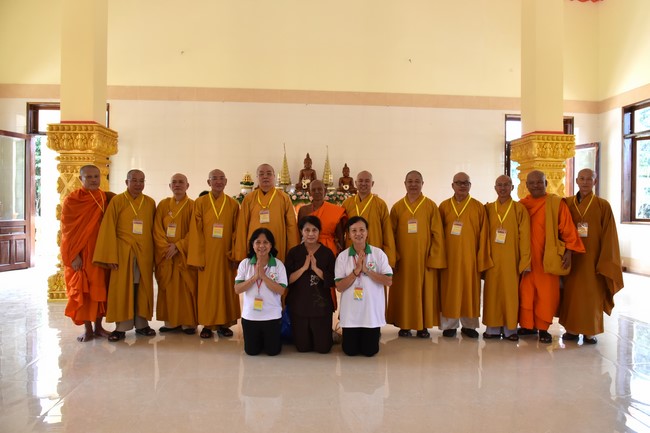 Inauguration ceremony of dining- room and offerings at Khmer Theravada Academy