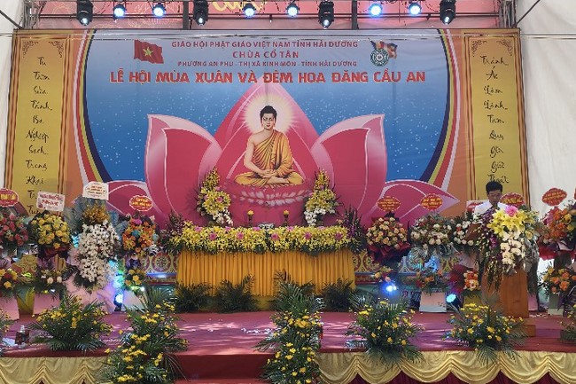 Chùa Cổ Tân - Hải Dương: Lễ hội truyền thống và đêm Hội hoa đăng cầu an