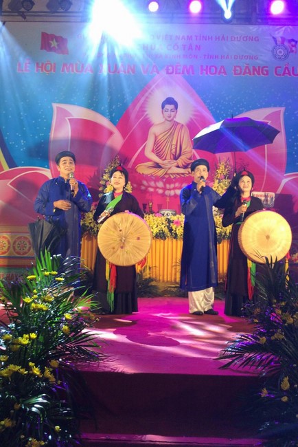 Chùa Cổ Tân - Hải Dương: Lễ hội truyền thống và đêm Hội hoa đăng cầu an